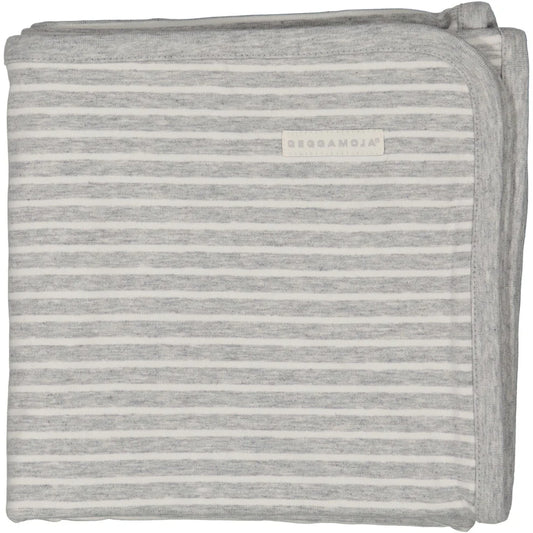 Babyfilt Bambu Classic grå/vit