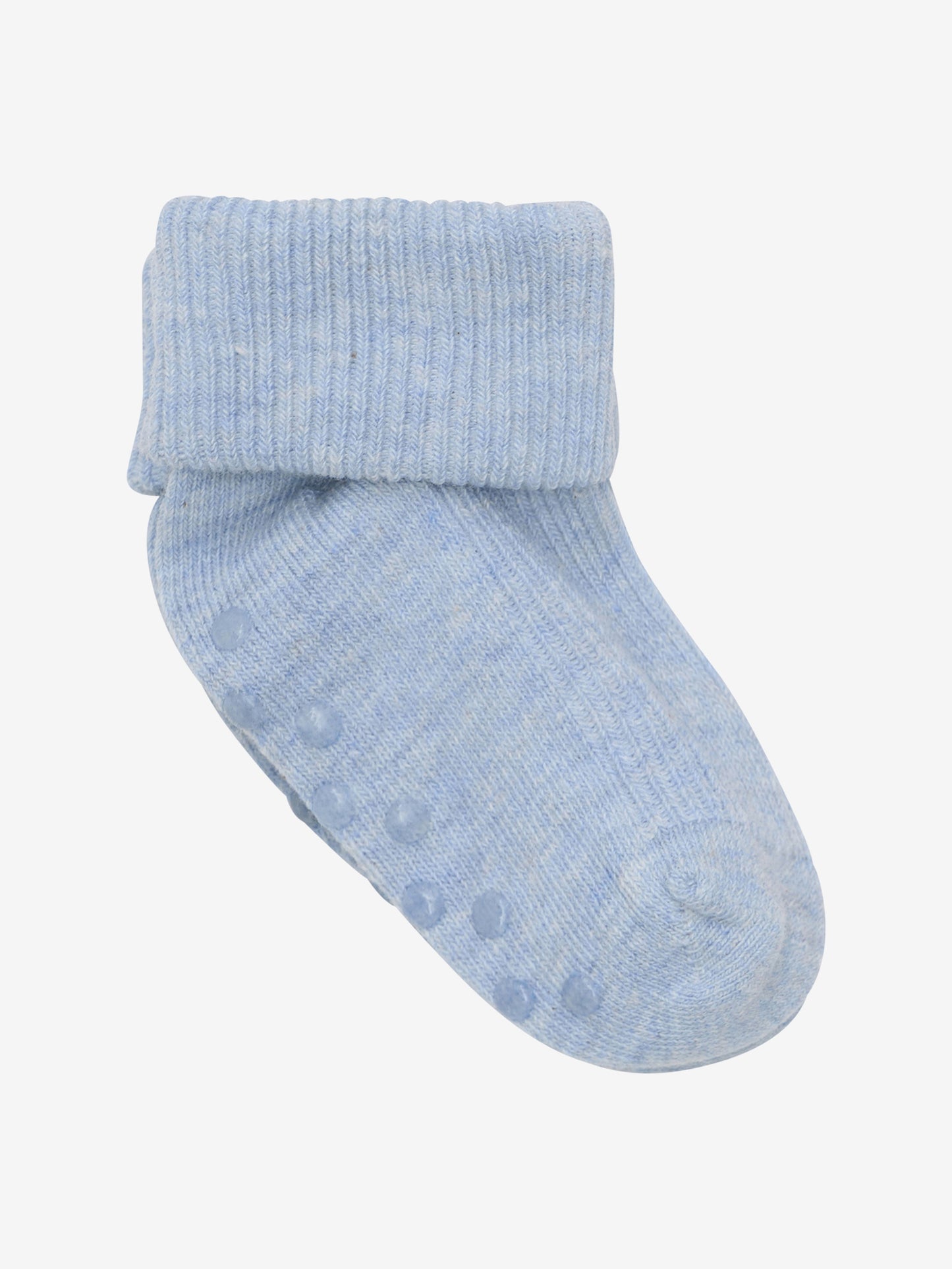 Ljus blå 2 pack halk strumpor till bebis och barn pojke. Fina halk sockor till pojke barn från Minymo.
Baby rib sock w. ABS (2-pack)
Artikelnummer 5067