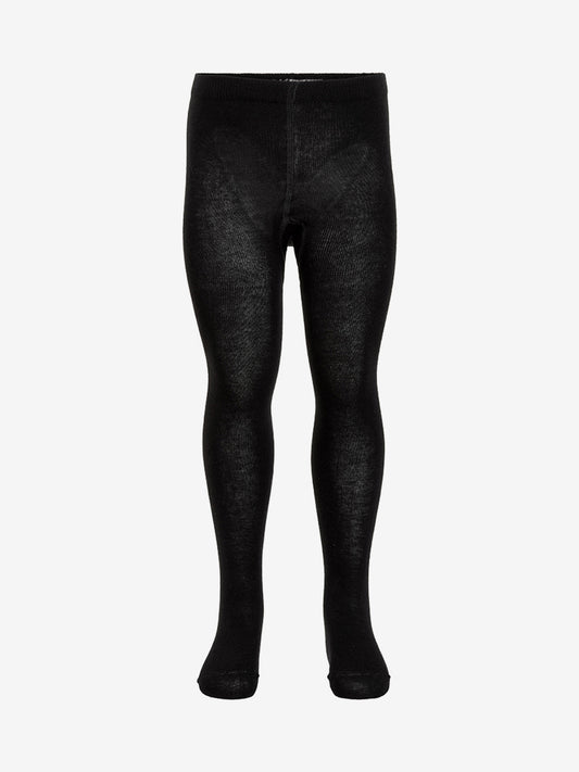 Svarta strumpbyxor till flicka från Minymo Stylenr 5082