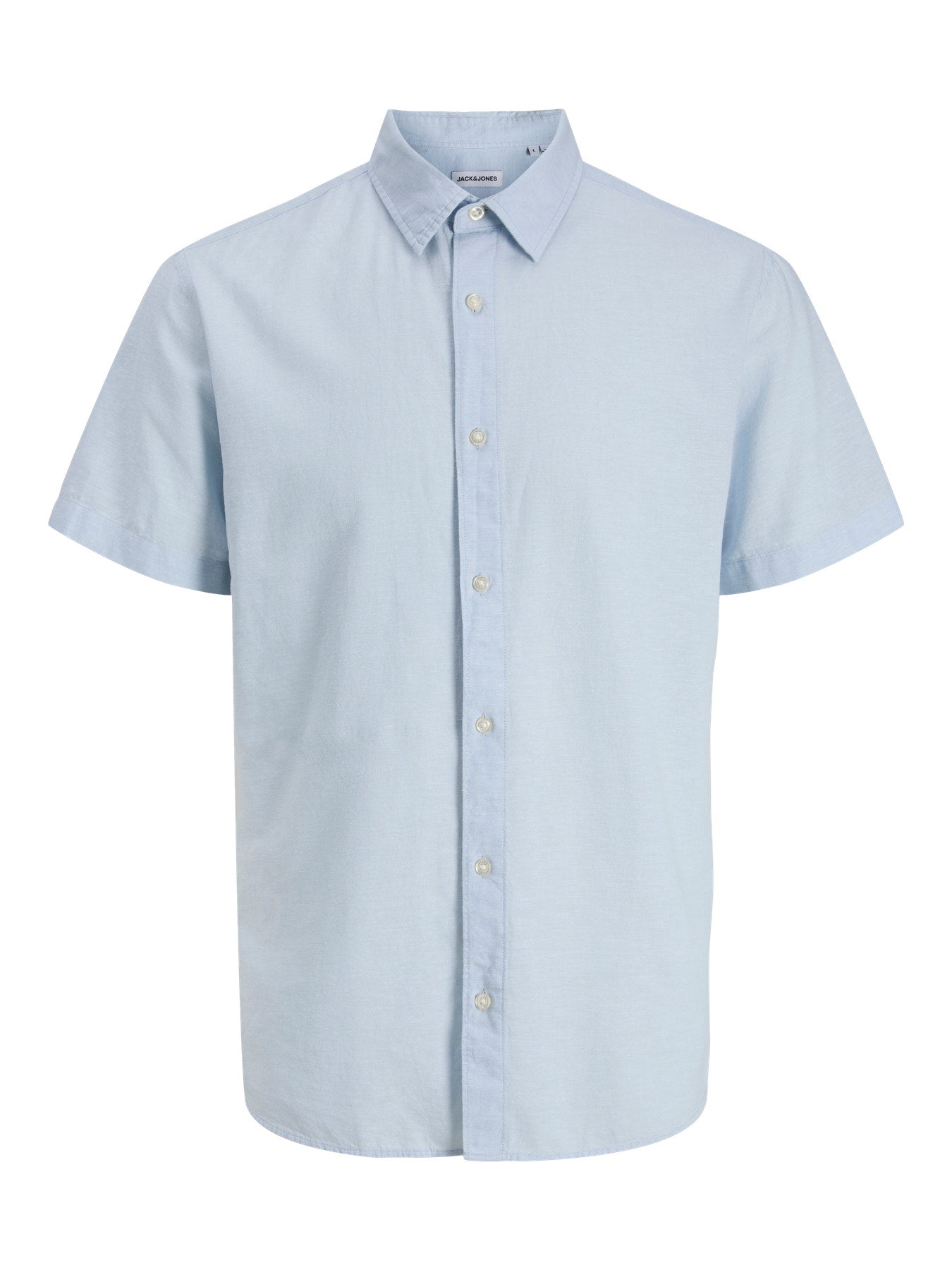 Ljus blå kortärmad linneskjorta till pojke. Skjorta till kille, ungdomskläder från Jack and Jones.
JJEBREEZE LINEN BLEND SHIRT S/S SN JNR
12288642