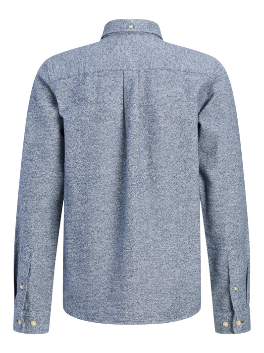 Klassisk blå skjorta för ungdom pojke från Jack & Jones Junior.