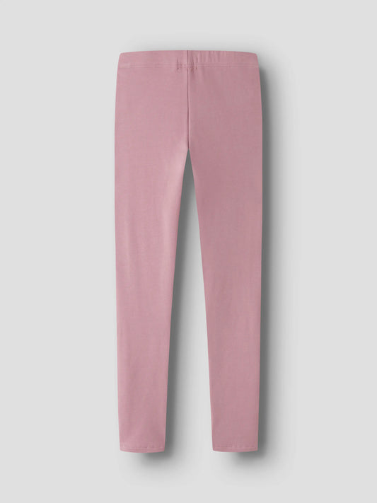 Name It Davina rosa sweatleggings för flicka barn i färgen Lilas med mjuk borstad insida