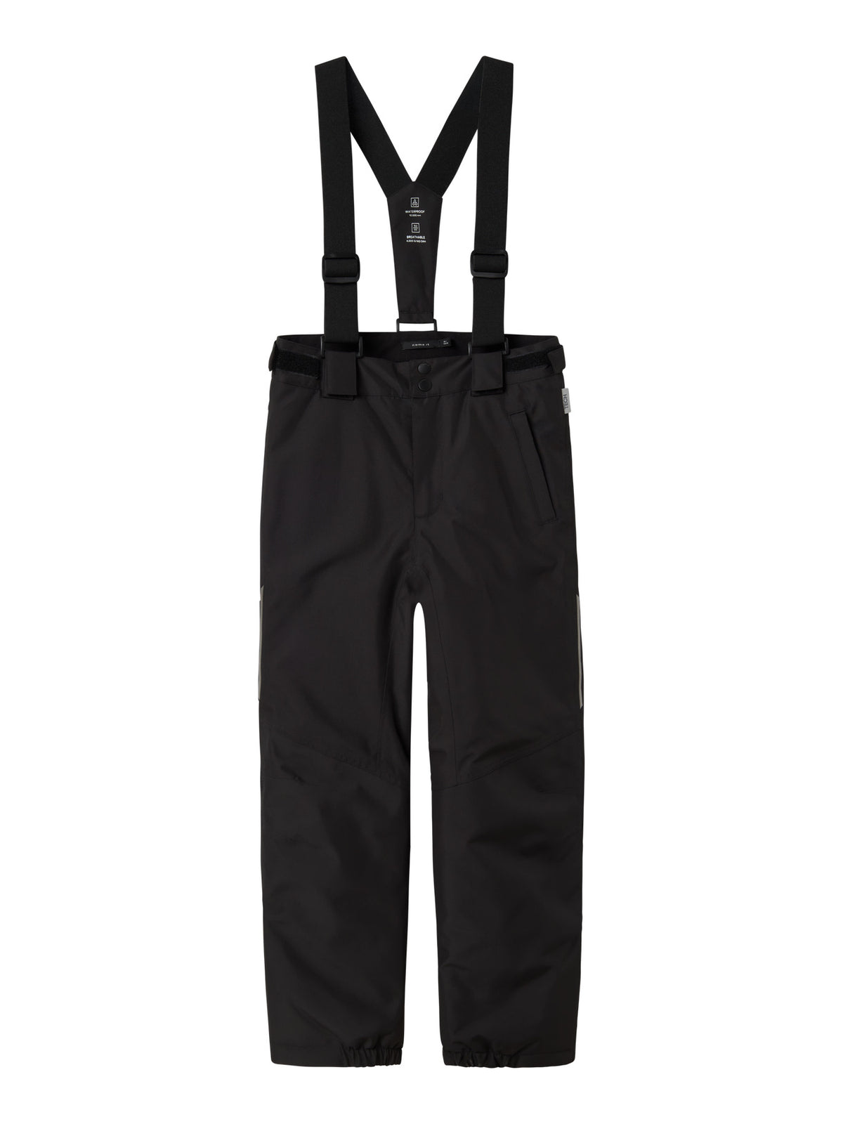 Name It Snow10 svarta vattentäta skidbyxor barn kids unisex med hängslen