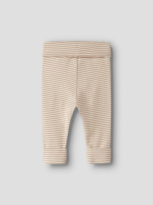 Name It Berro Randiga Leggings Antique White Baby Till Pojke Och Flicka