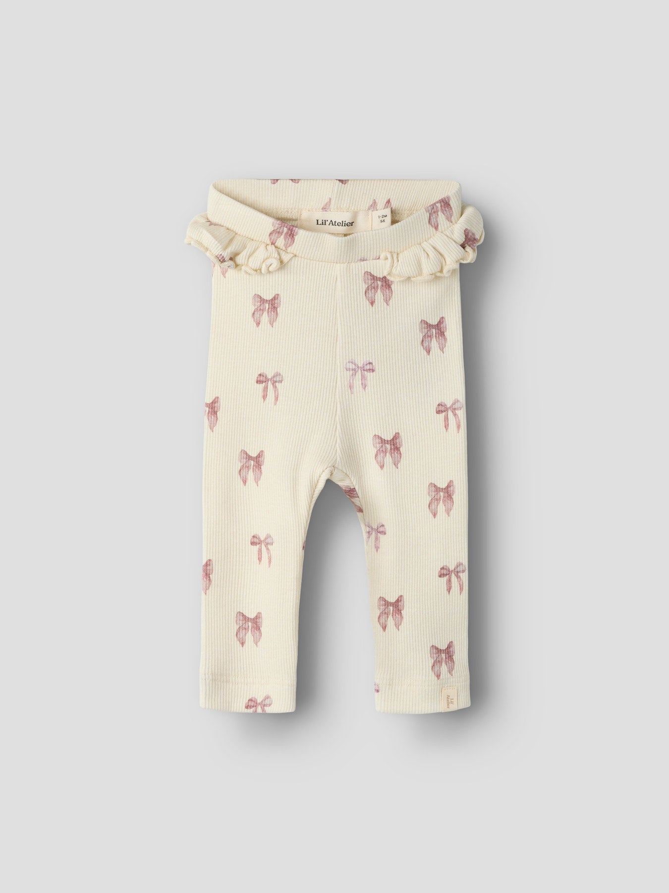 Ribbade natur vit bebis byxor med rosa rosetter till liten tjej i ekologisk bomull. Lil' Atelier.
NBFGAVO EFI SLIM LEGGING LIL NOOS
13239254