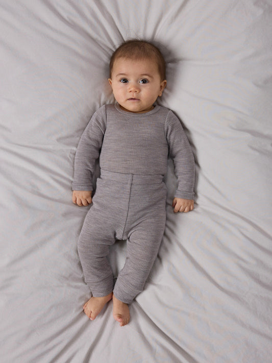 Name It Wax Baby Ullleggings I Merinoull Satellite Baby Pojke och bebis flicka