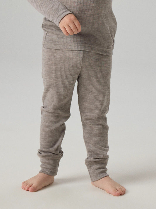 Name It Wax Ullleggings I Merinoull Satellite Barn Pojke och flicka