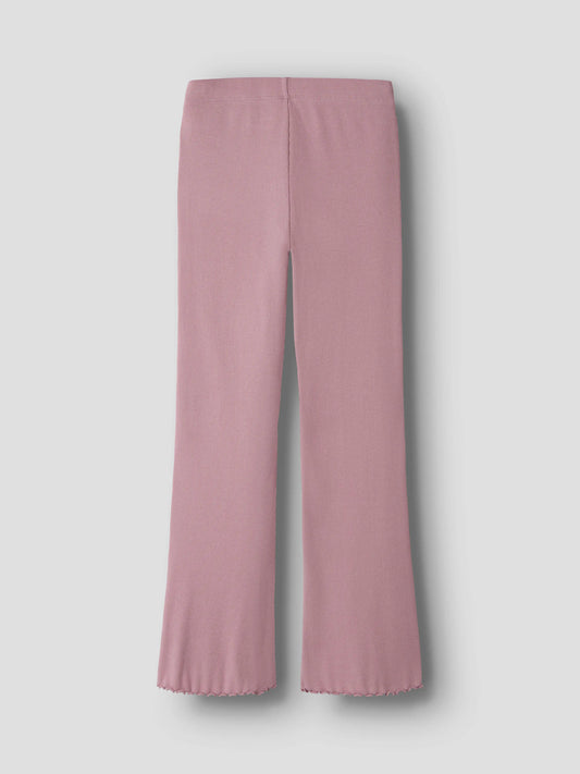 Name It Vemia ribbad utsvängd byxa för flicka kids i Lilas – 13248314