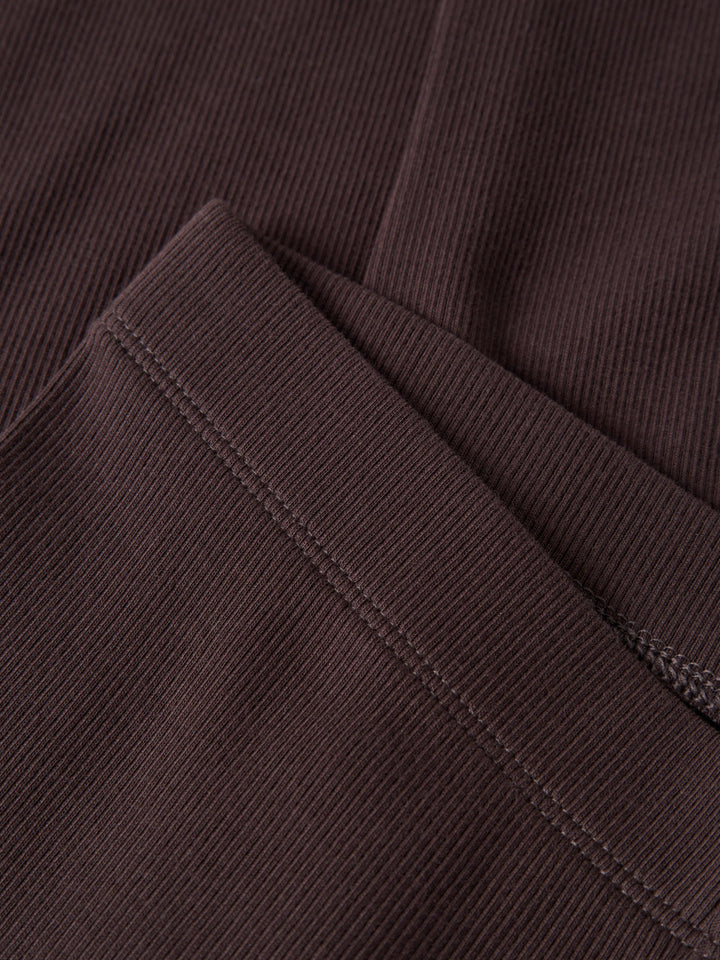 Name It Vemia ribbad utsvängd byxa för flicka kids i Chocolate Plum – 13248314