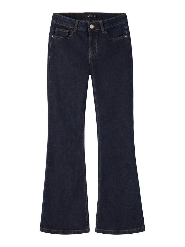 LMTD Libling mörkblå low waist flared jeans för flicka ungdom med utsvängda ben – 13249634