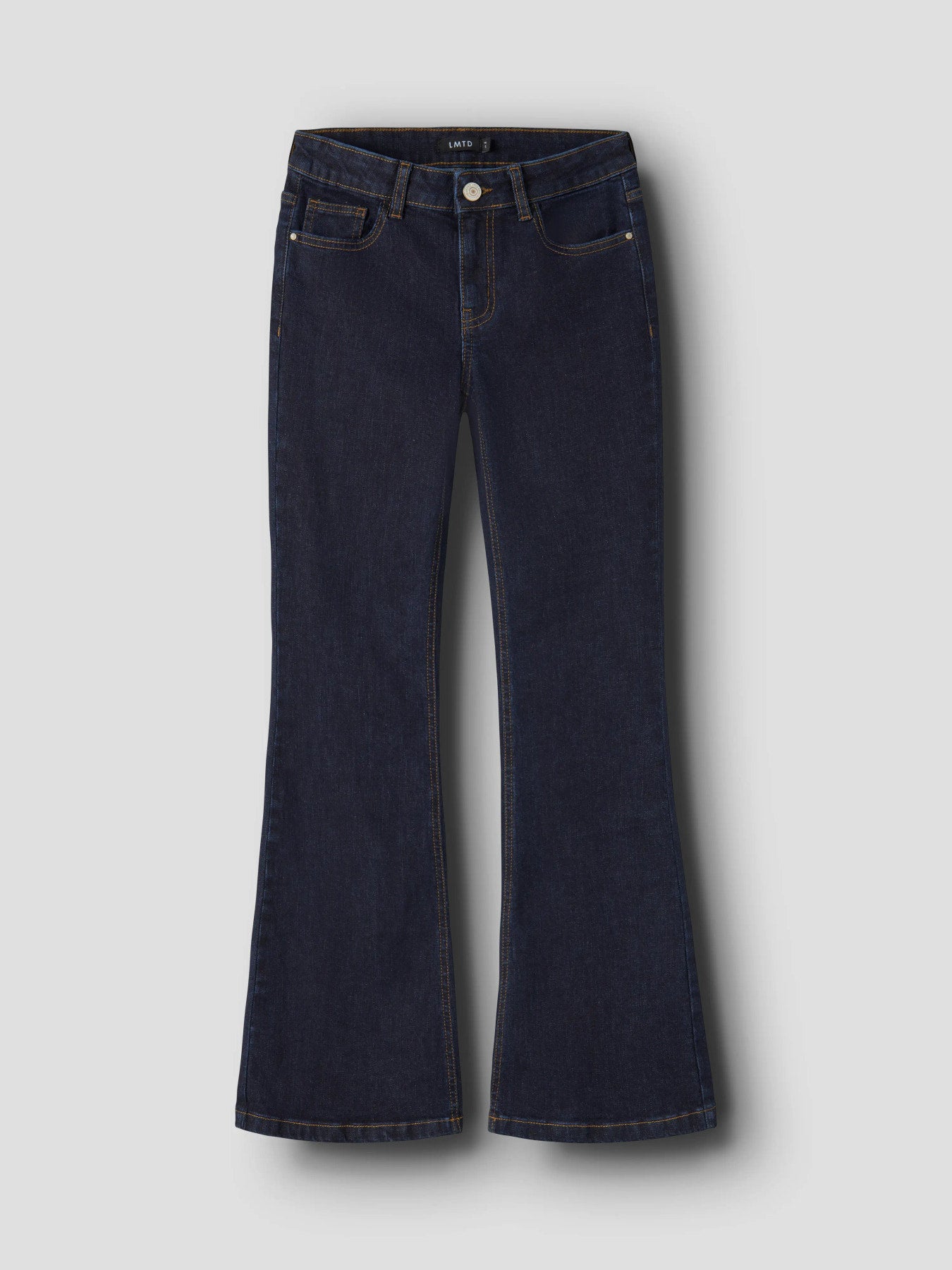 LMTD Libling mörkblå low waist flared jeans för flicka ungdom med utsvängda ben – 13249634