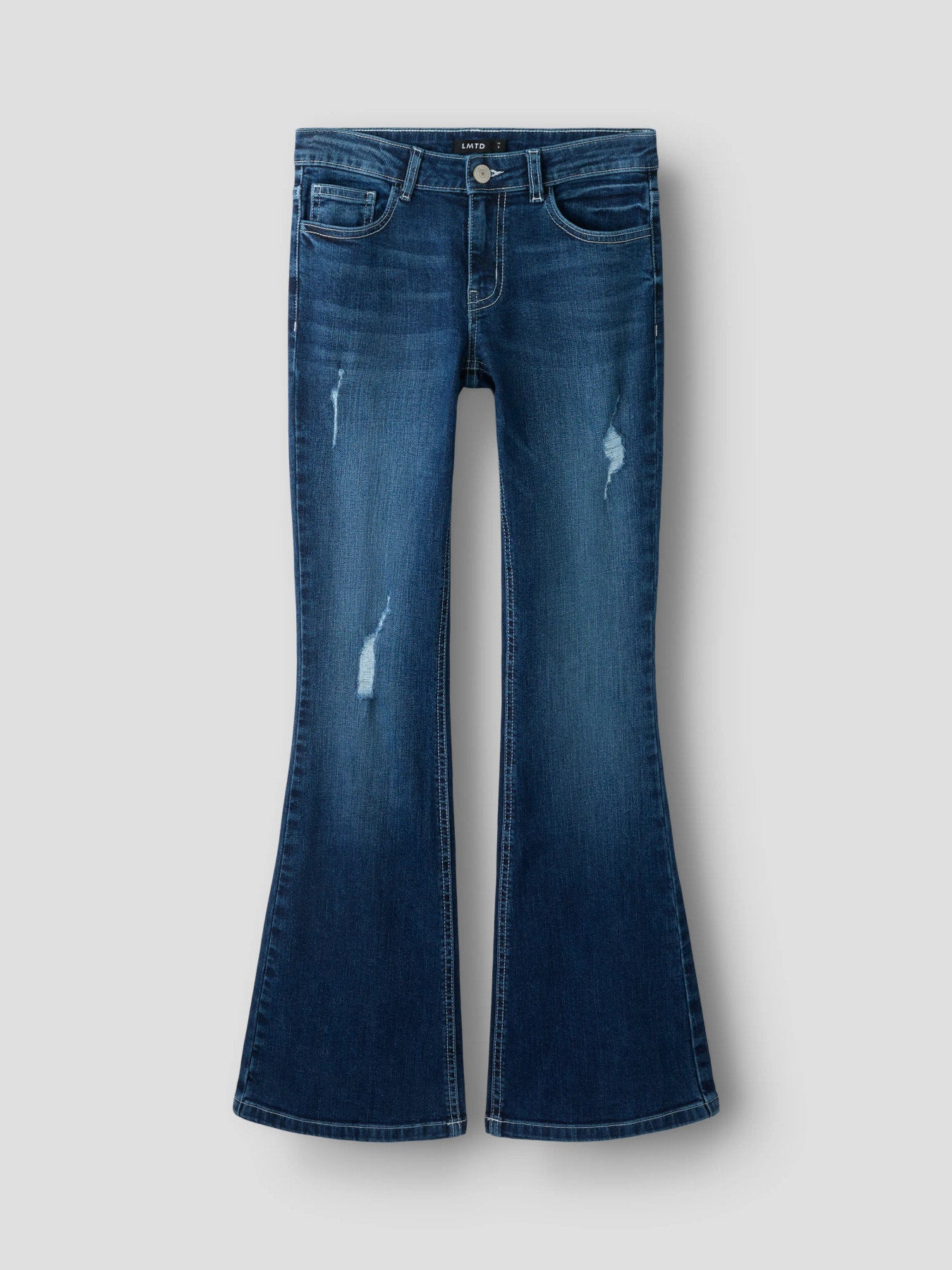 LMTD Libling LW Flared Jeans Dark Blue Denim Till Ungdom Flicka