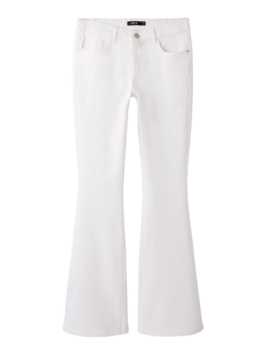 Vita utsvängda flared jeans till ungdom tjej. Vita jeans bootcut till flicka. low waist jeans vita till tjej.
NLFBICE TWI LW S FLARED PANT
13254777