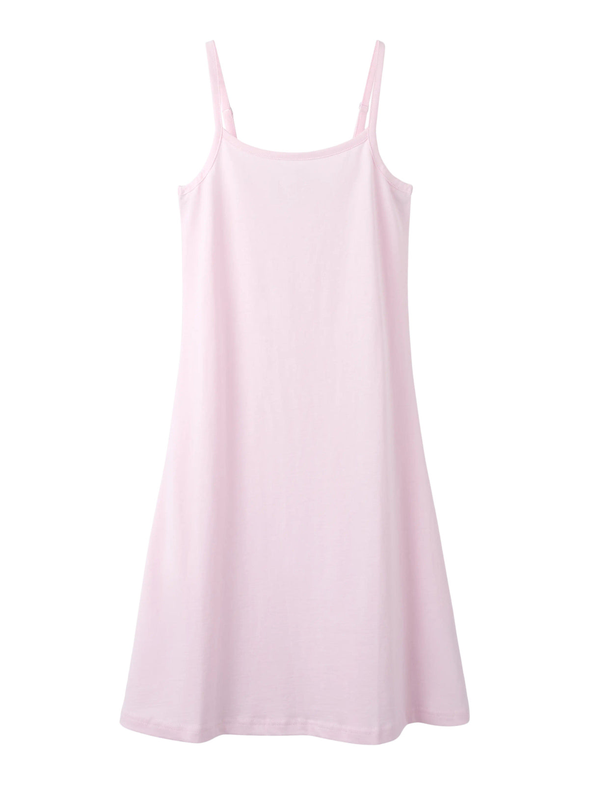 Snygg enkel ljus rosa kort bomulls klänning med smala axelband till ungdom tjej. Ekologiska ungdomskläder och barnkläder till flicka, klänning utan ärm från LMTD.
NLFHIGGA SHORT STRAP DRESS
13256823