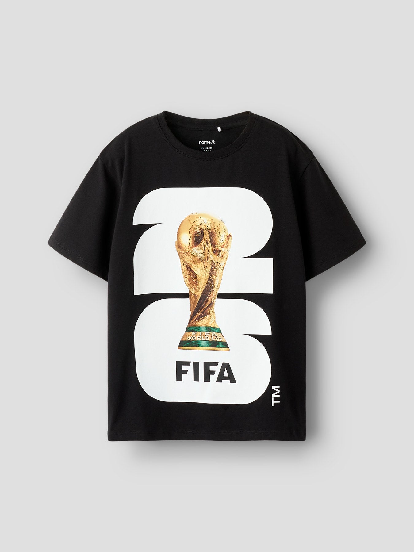 Svart FIFA t-shirt, kortärmad tröja till pojke. Fotbolls tröja FIFA pokal till kille från Name it.
NKMMALLE FIFA SS NREG TOP OUS
13256993
