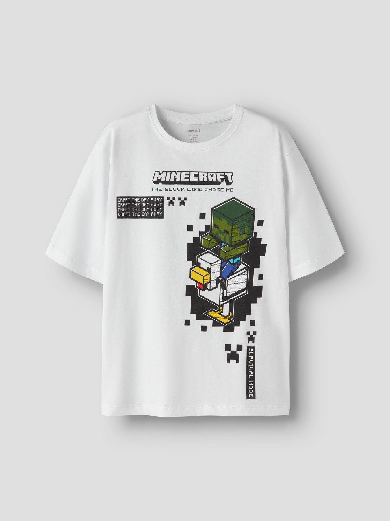 Name It vit Minecraft t-shirt för pojke i ekologisk bomull med kort ärm och Minecraft-tryck
NKMJUN MINECRAFT SS NREG TOPBOX NOOS BIO
13257961