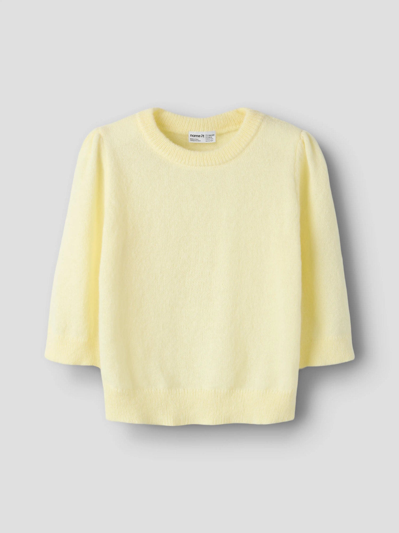 Gul stickad 3/4 tröja i lurvigt mjukt garn. Rosa tröja till flicka. Tjej kläder från Name it.
NKFBABETH 3/4 KNIT
13258110