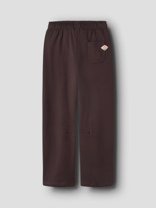 Name It Oden Barrel mörkbrun mjukisbyxa pojke kids med justerbar midja och fickor