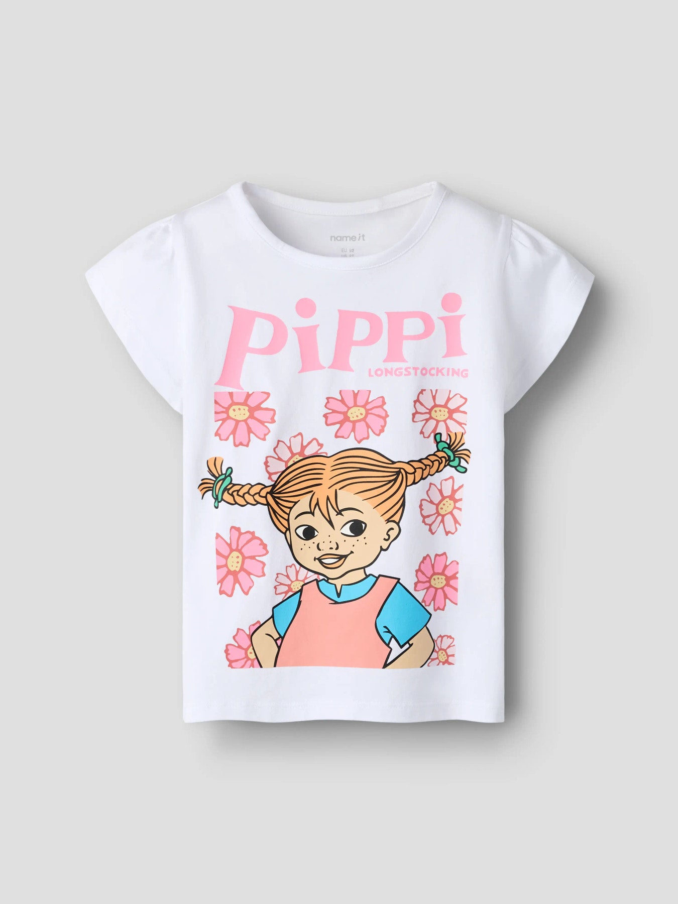 Vit Pippi Långstrump t-shirt till flicka. Pippi Longstocking topp vit med blommor till flicka från Name it.
NMFAMENA PIPPI SS TOP SKY
13260411