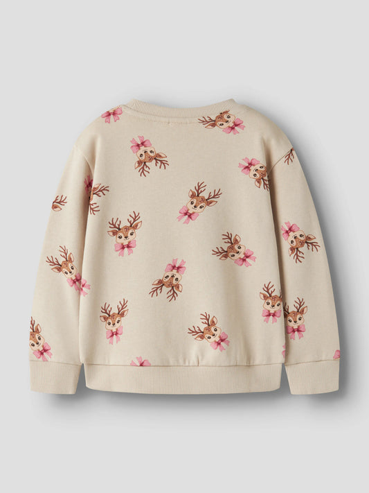 Vertrud Jultröja med Rådjur mini flicka Peyote Reindeer
