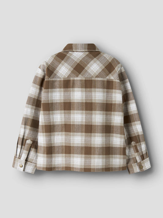 Island Fossil Revin långärmad overshirt för barn pojke från Name it, bakifrån