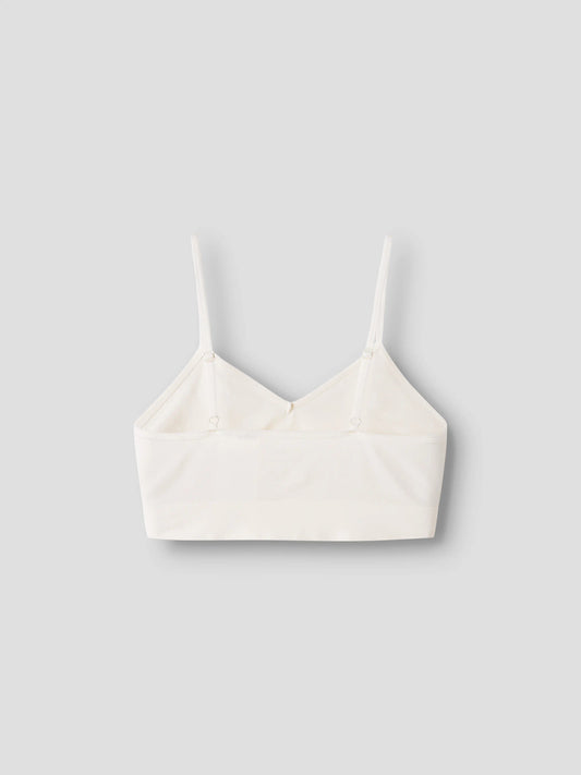 LMTD Betty sömlös vit bralette White Alyssum för ungdom tjej