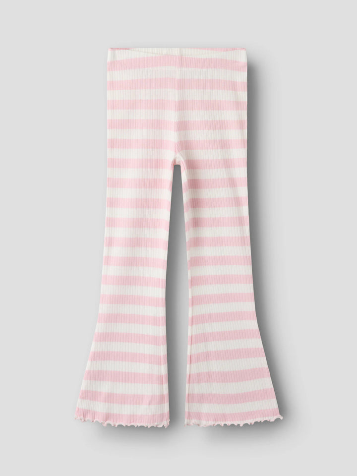 Name It Nilje randiga bootcut leggings för flicka mini Parfait Pink – 13264925
