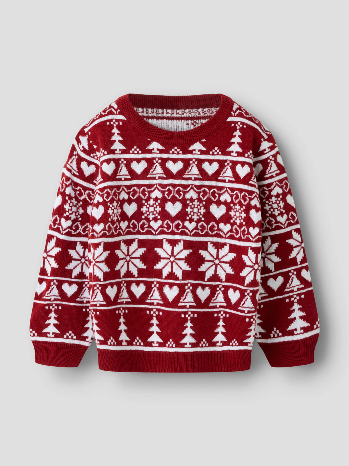 Name It Rismas stickad jultröja barn unisex med julmotiv