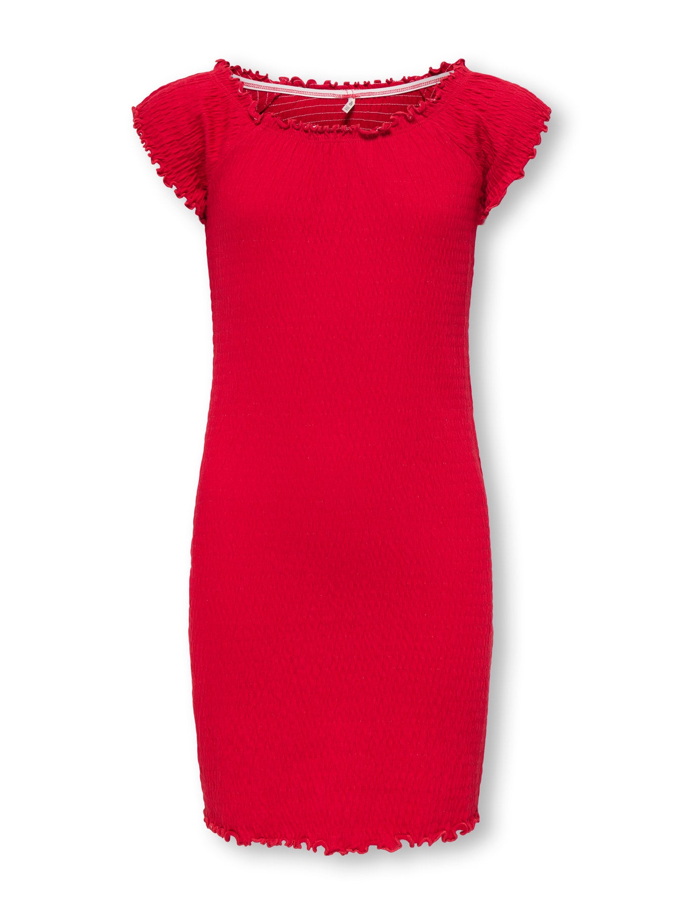 Röd kortärmad klänning till flicka. Kort krinklad klänning till ungdom tjej från Only Kids.
KOGJOJO LIFE SS DRESS JRS
15368509