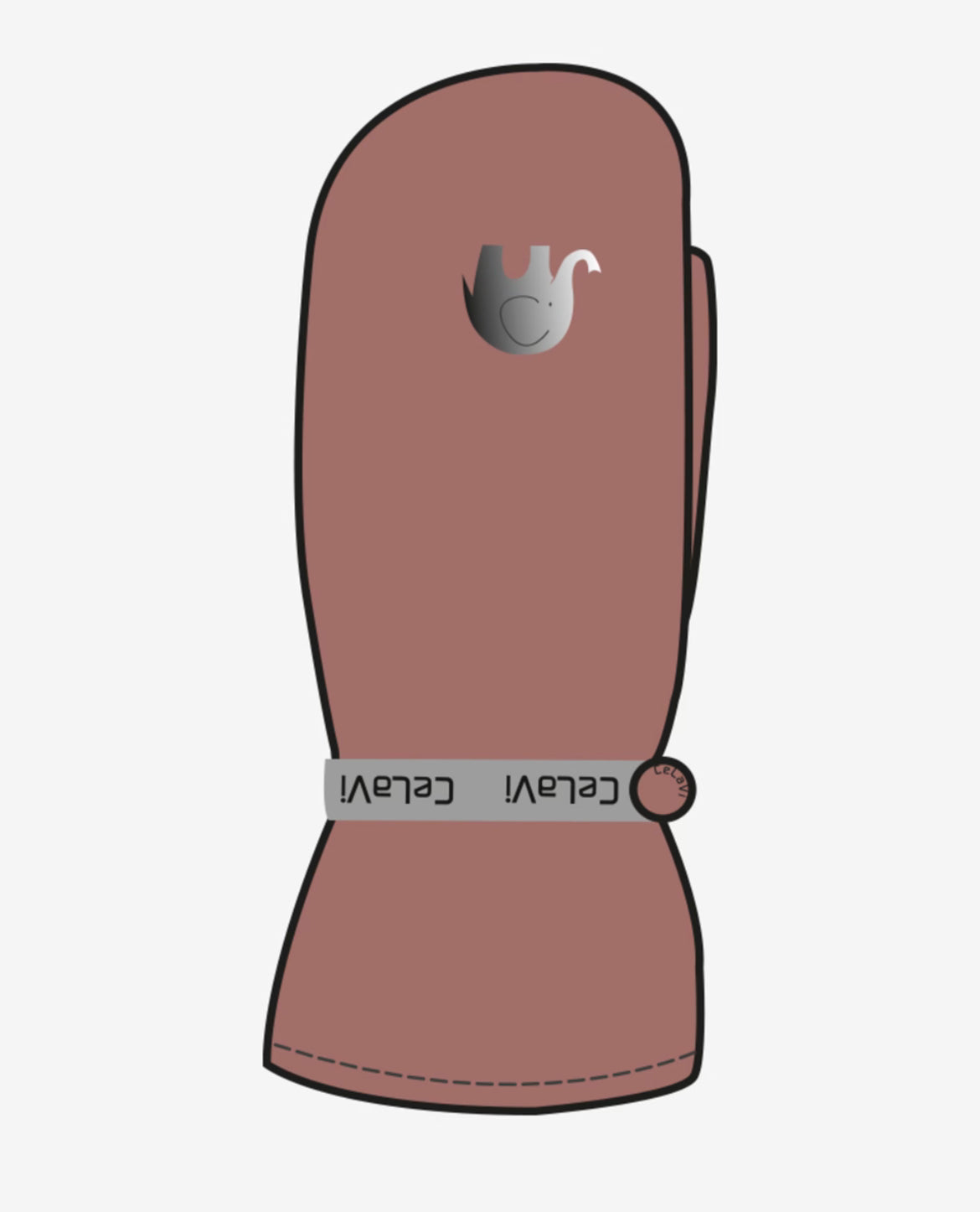 Fleece fodrade galon handskar till flicka.
Rosa galon vantar till tjej från Celavi.
Celavi
Fordrad galon handske
Style 1405