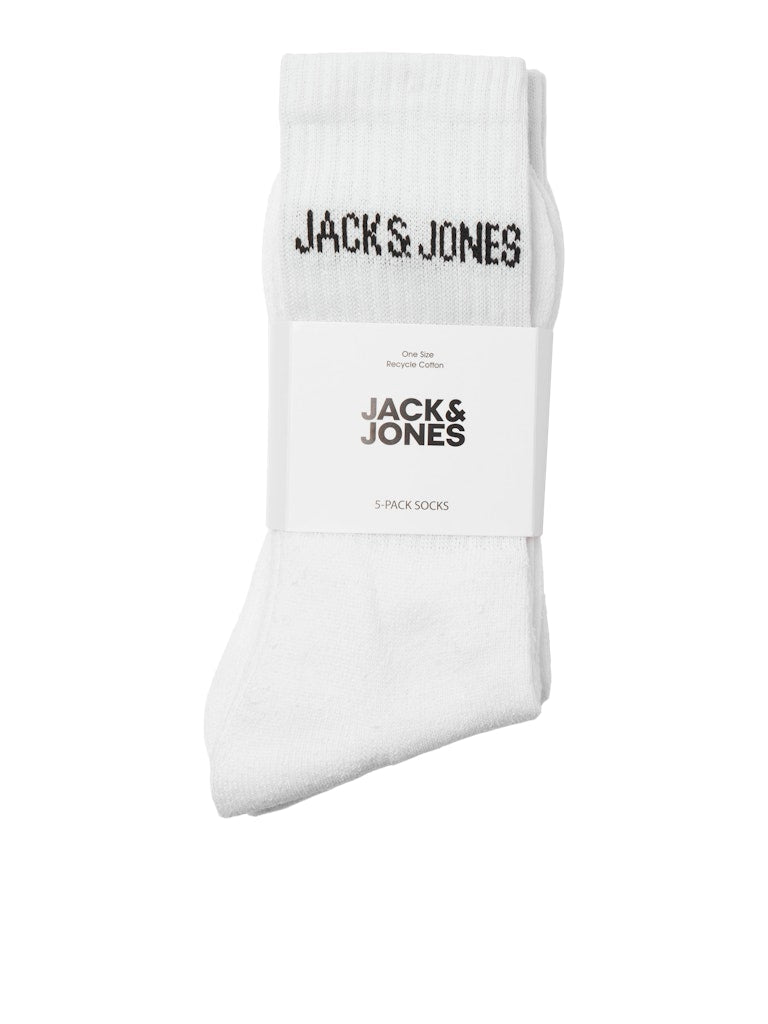 Vita tennis strumpor till pojke. 5 - pack sport strumpor till kille, barn och ungdom.
JACREGEN TENNIS SOCK 5 PACK JNR NOOS
12266889