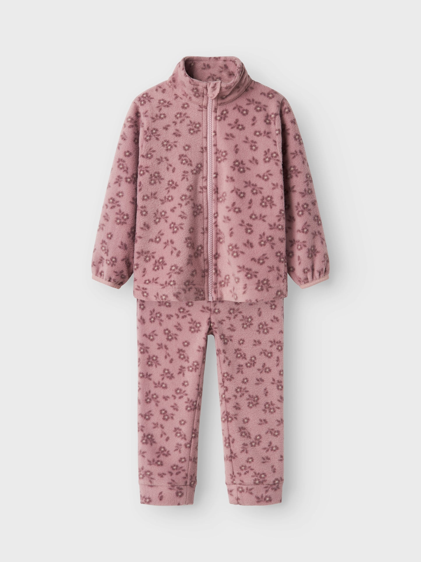 Mysigt och varmt sett av fleece tröja, jacka och byxa till barn.
Rosa blommig fleece till flicka, tjej.
Produkttyp: Fleece set
Hals: Hög hals
Ärm: Lång ärm
Muddar: Elastiska ärmslut
Stängning: Dragkedja