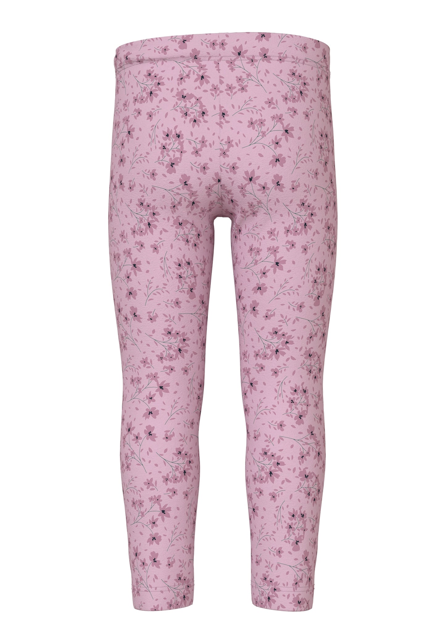 Rosa blommiga leggings till flicka, tjej. Ekologiska barnkläder, byxor från Name it. 13225099 NMFVIVIAN