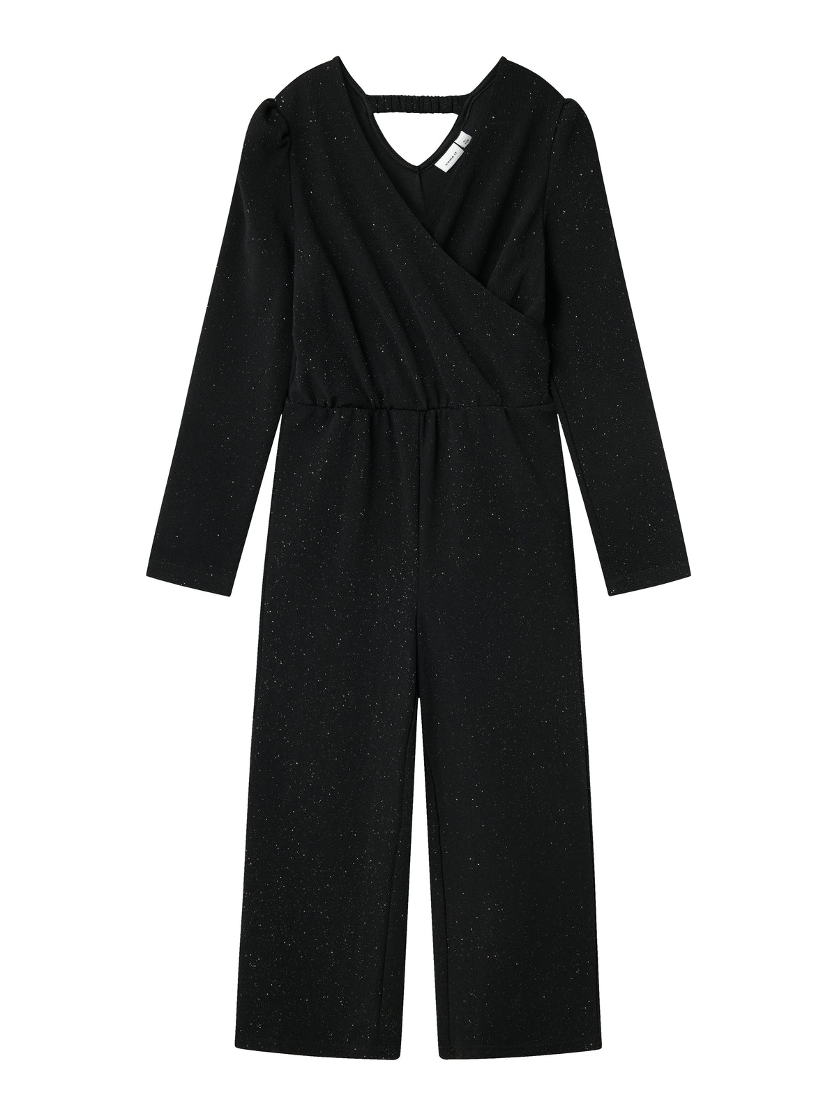 Svart glittrig jumpsuit till flicka. Festlig onepiece till tjej med lång ärm och silverglitter i mjuk, mysig kvalitet.
NKFROKA LS JUMPSUIT
13236194