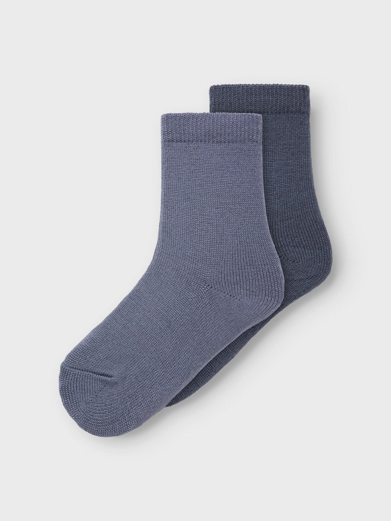 Blå 2-pack tunn strumpor i merino ull till pojke.
NMMWAKTA WO/VI 2P SOCK
13229076