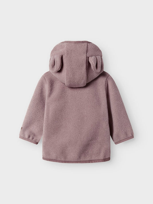 Rosa bebis fleece jacka till baby flicka. Sött fleecejacka med luva och öron.
NBNMEEKO FLEECE JACKET MELANGE
13243867