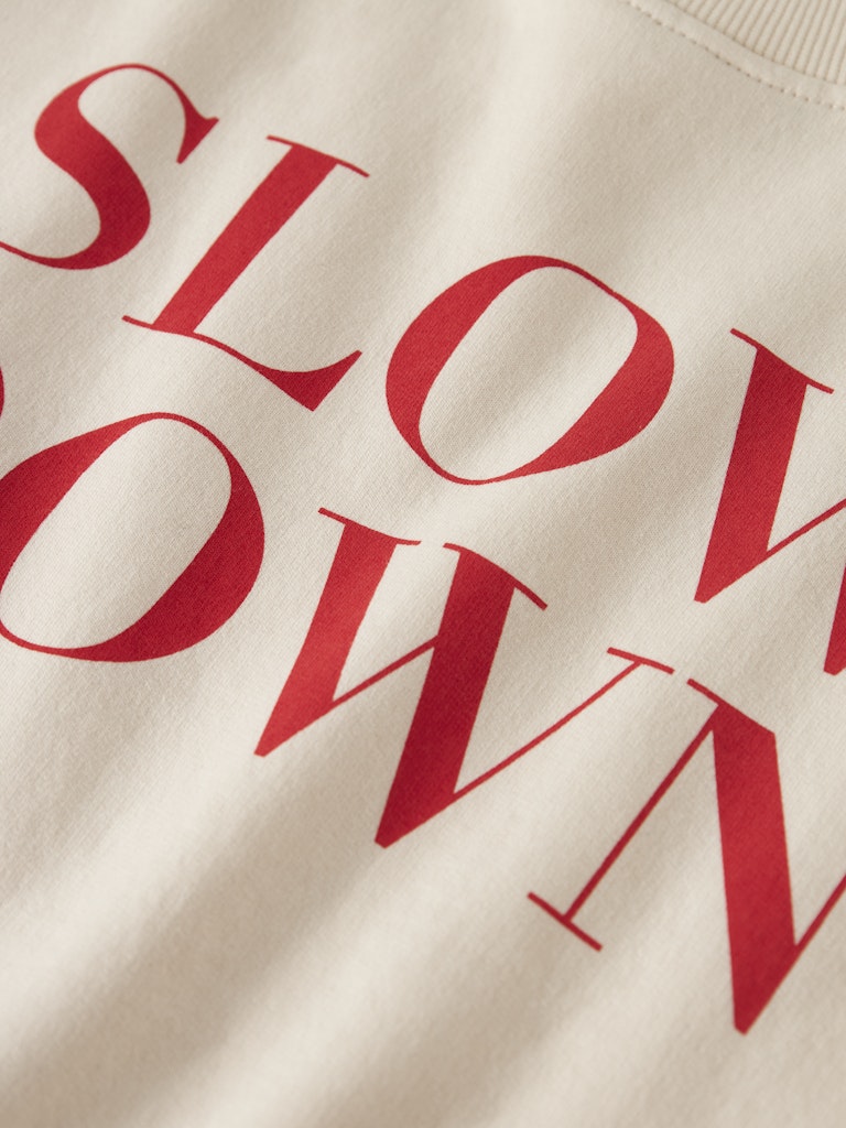 Beige sweat tröja med texten Slowdown till tjej. Långärmad sweatshirt till flicka.
NKFNORIANA LS NREG SWE BRU PB
13244922