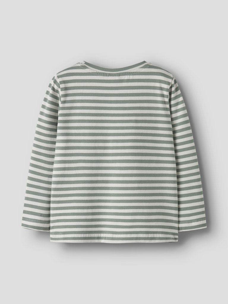 Grön randig tröja med dinosaurie till pojke.
NMMNITU LS TOP PB
13244926