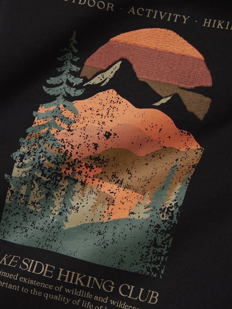 Hoodie Backprint Mountain