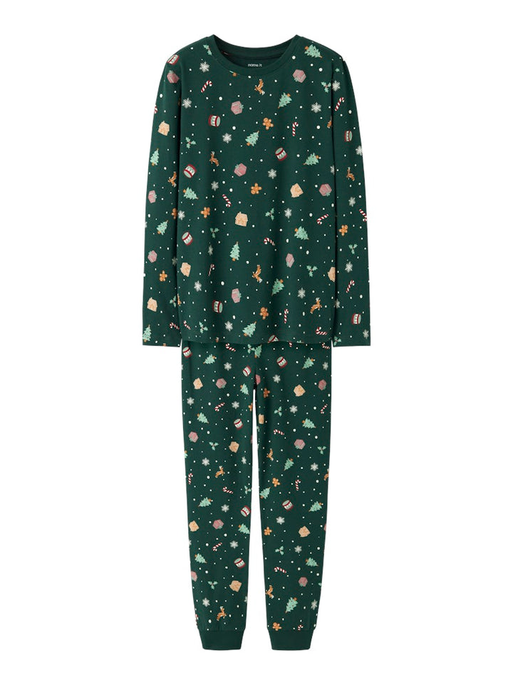 Grön jul pyjams till pojke och flicka. Julig pyjamas med jul motiv till tjej och kille.
NKNVISMAS LS NIGHTSET
13234977