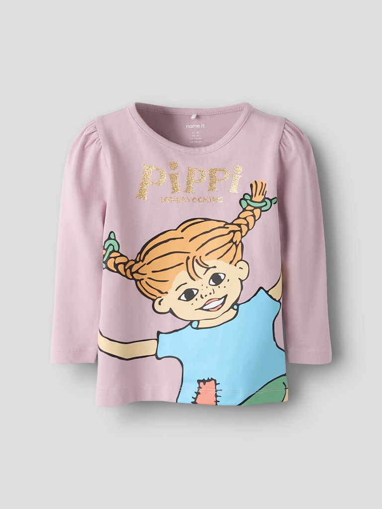 Rosa långärmad tröja med Pippi Långstrump på. Lekfull topp till flicka.
NMFSOLMA PIPPI LS TOP SKY
13254861