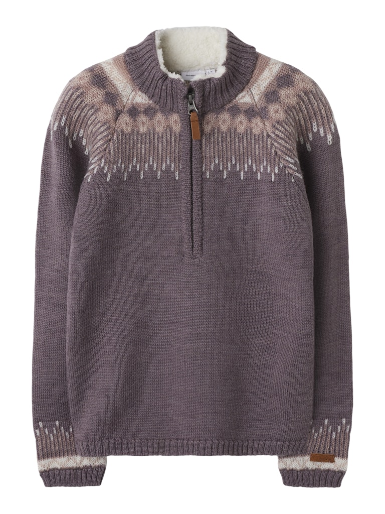 Stickad varm merino ull tröja till flicka. Tjej tröja mönstrad från Name it.
NKFWRISS WOOL LS KNIT TURTLENECK
13228562