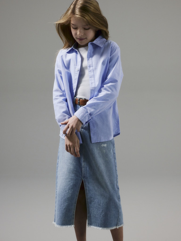 Ljus blå klassisk skjorta till pojke. Snygg fin skjorta till kille barn och ungdom.
NKMNEWSA LS SHIRT NOOS
13169166