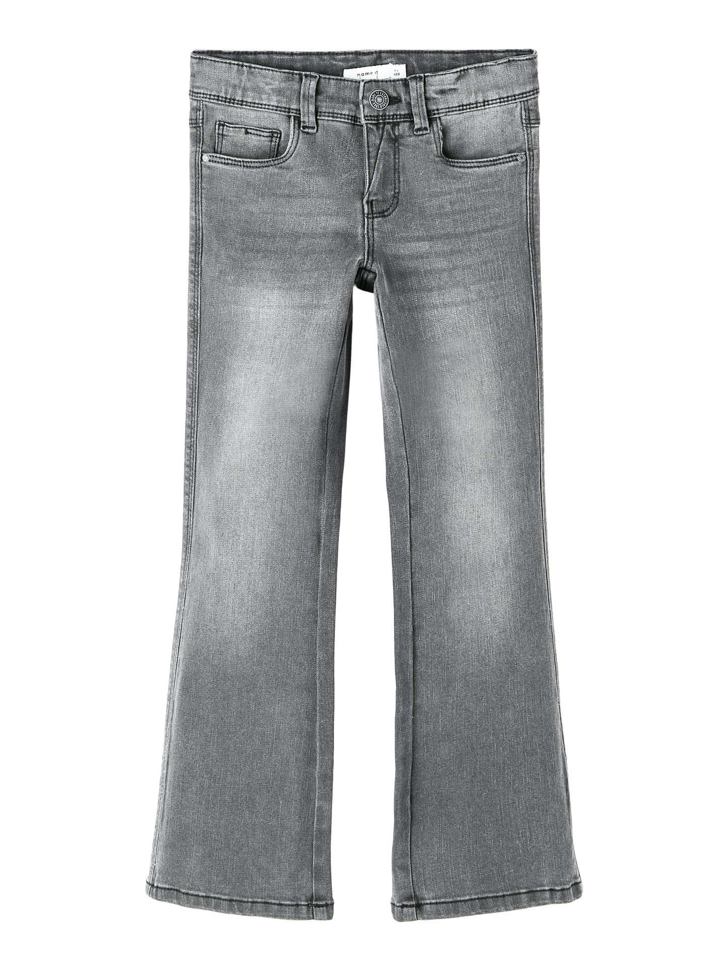 Grå utsvängda jeans till tjej. Barn jeans bootcut till flicka i ljusgrå.
13208876
Name
NKFPOLLY SKINNY BOOT JEANS 1142-AU NOOS