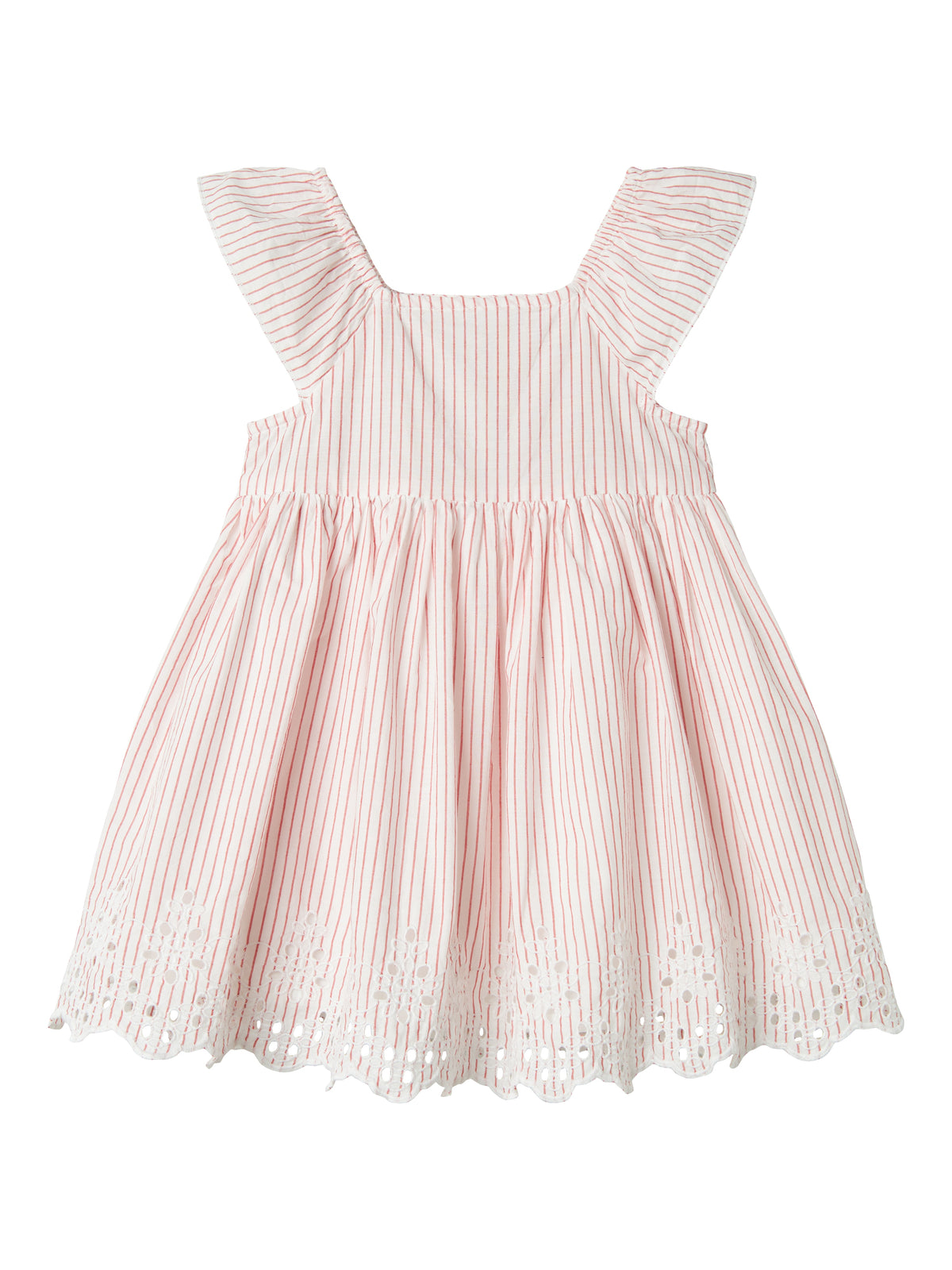 Klassisk vit och röd sommar klänning till flicka. Sommarklänning i lite gammeldags modell, sagolikt vacker axelbands klänning från Name it med spets nertill.
NMFFESINNE CAPSL DRESS
13227302
