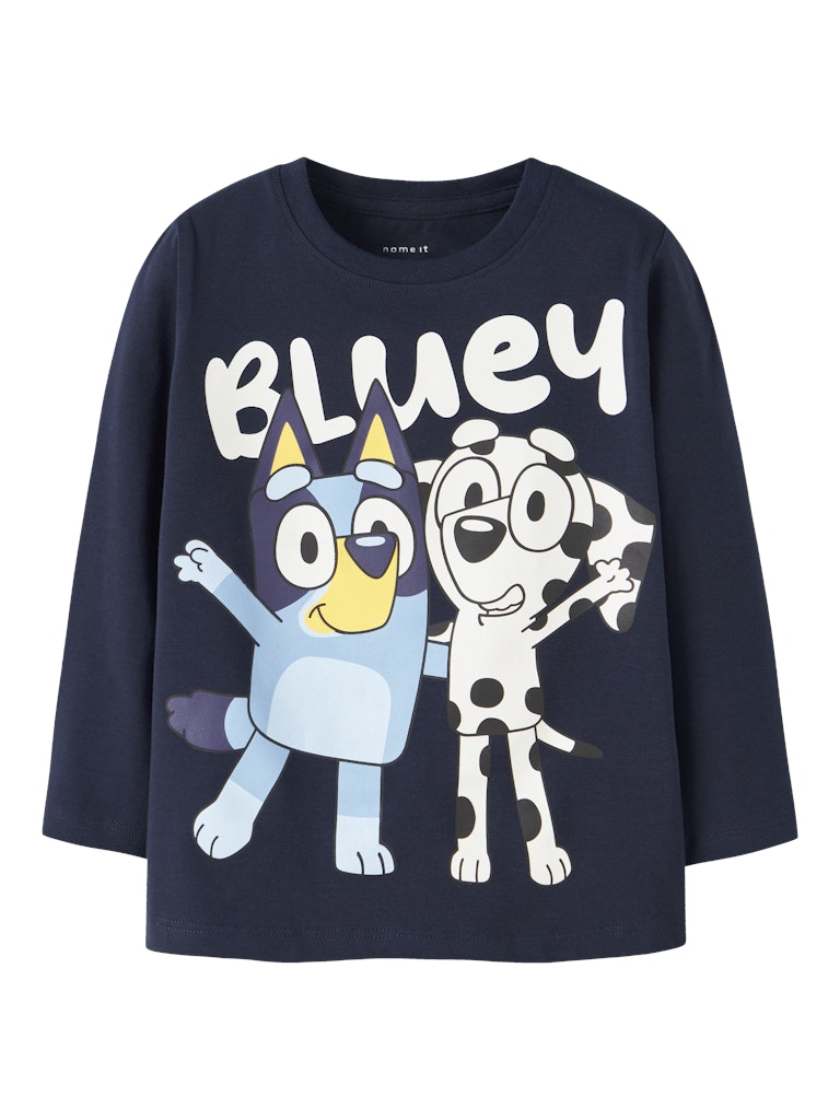 Bluey långärmad tröja till pojke. Söta hundar från Bluey och Nameit.
NMMJONAS BLUEY LS NREG TOP BOX SKY
13252008
