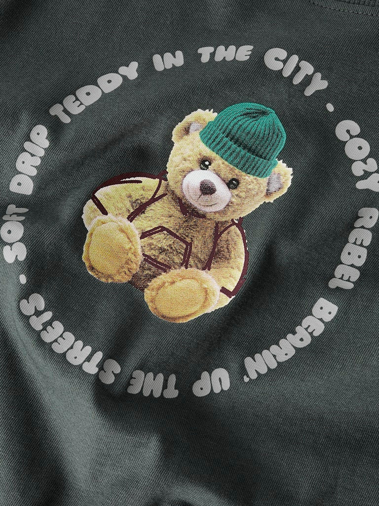 Grön långärmad t-shirt till pojke. Tunn tröja till liten kille med nalle som print. Cool tröja med lång ärm från Name it.
NMMVOTO LS NREG TOP
13238400