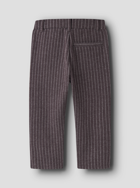 Robino mjukisbyxor mini pojke Chocolate Plum, Navy Blazer