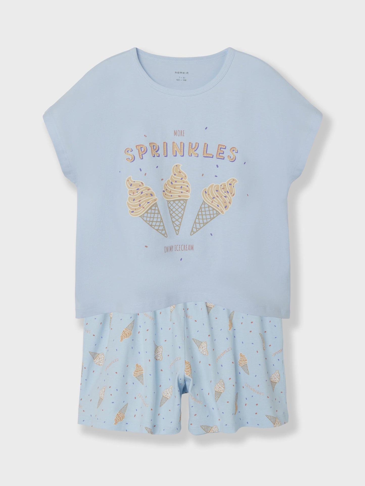 Kortärmad pyjamas / shortsset