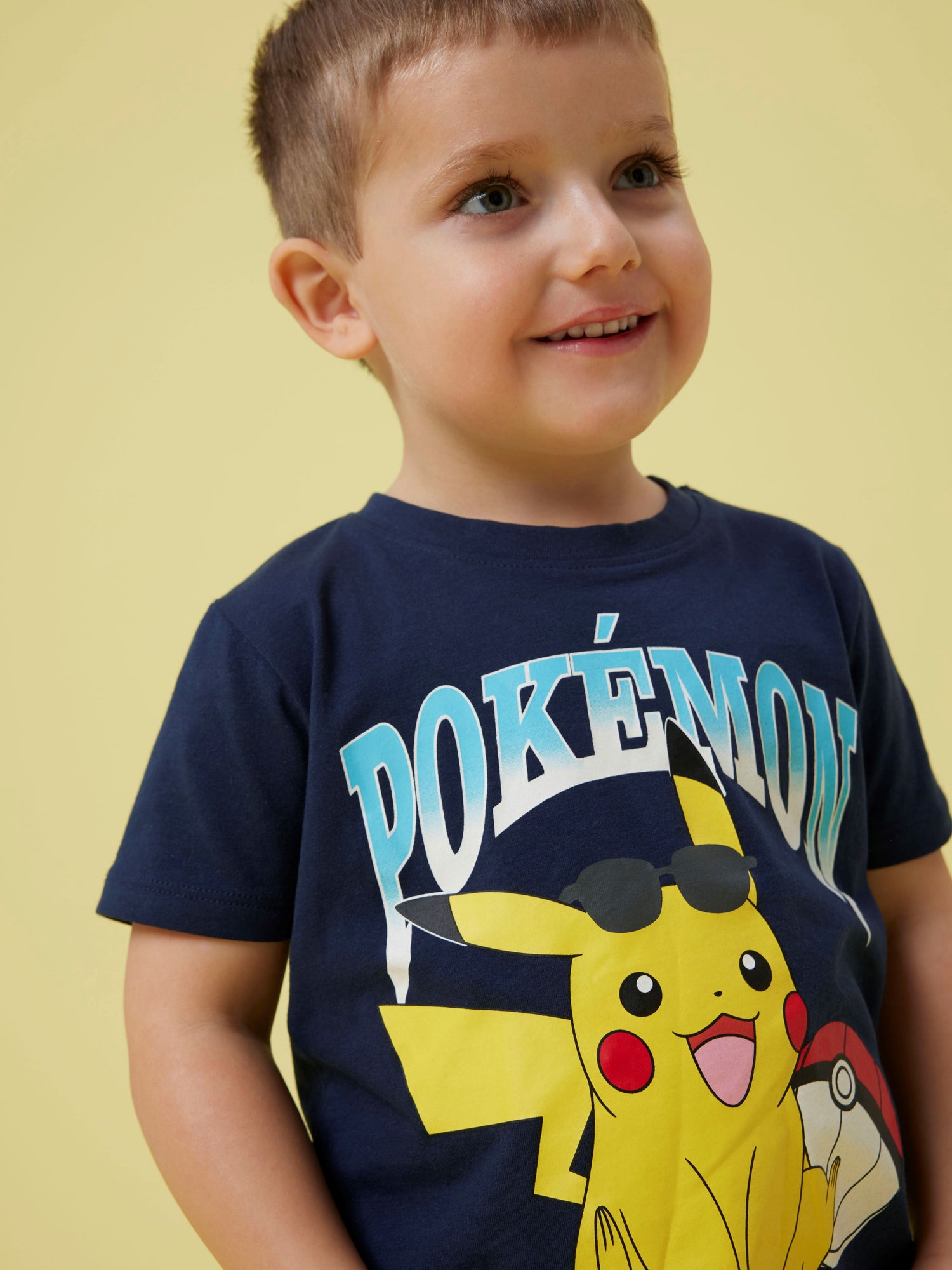 Tecknade figurer pokemon tshirt barn